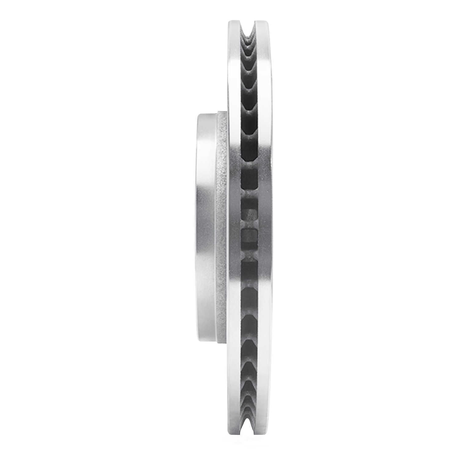 Dynamic Friction Company 631-76153R DFC Brake Rotor - Drilled And Slotted - Silver