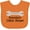 Orange, variant on Inktastic Grandpa's Little Helper Boys or Girls Baby Bib