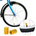 thumbnail image 2 of Alloy Tire valve cap, bicycle, motorcycles and car with Schrader valve, 2 set, Gold, 2 of 4