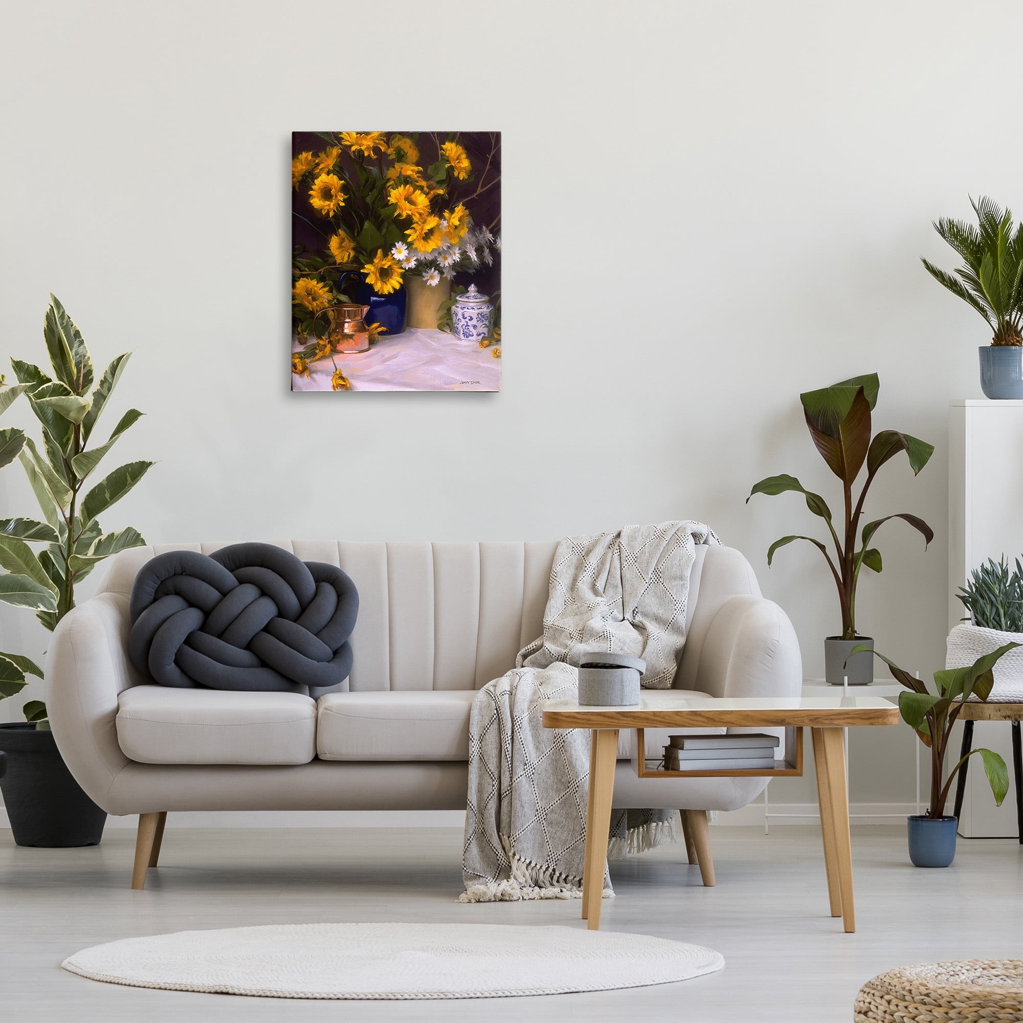 Stupell Industries Classic Floral Still Life Botanical & Floral Painting Gallery Wrapped Canvas Art Print Wall Art, 24 x 30