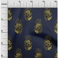 thumbnail image 1 of oneOone Polyester Lycra Fabric Leaves & Floral Block Print Fabric By Yard 56 Inch Wide, 1 of 6
