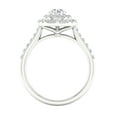 thumbnail image 3 of Imperial 1 Ct TDW Round Diamond Double Halo Engagement Ring in 10K White Gold (H-I, I2), 3 of 4