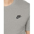 thumbnail image 4 of Nike Sportswear Club Men's T-Shirt Color: Dark Grey Heather/Black Size: XL, 4 of 4