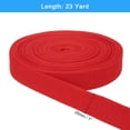 thumbnail image 2 of Uxcell 1 Pcs 23 Yards Cotton Twill Tape 1 inch Herringbone Webbing Ribbon Bias Binding Tapes Bright Red, 2 of 7