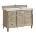thumbnail image 2 of James Martin Vanities 48" Single Vanity, Light Natural Oak w/ 3 CM Ethereal Noctis Quartz Top, 2 of 7