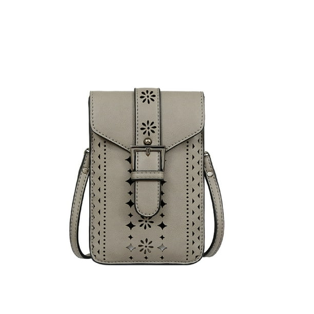 Mellow World Cellphone Crossbody Pouch Handbag with Removal Strap