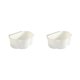 thumbnail image 1 of Contenedor de basura Yuarrent simple estéticamente agradable para gabinete de cocina Blanco 2Conjunto, 1 of 6