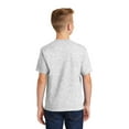 thumbnail image 2 of Port Co Teen Unisex Regular Plain Short Sleeves T-Shirt Ash Small, 2 of 4