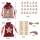 thumbnail image 2 of 24 pcs diy calendario de navidad colgante bolsa de regalo conjunto, 2 of 5