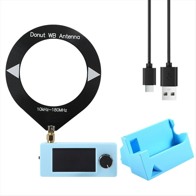 Kit de Mini Receptor de Radio SI4732 con Soporte 3D, 10 KHz-180 MHz, Pantalla de 1,9 Pulgadas, Radio FM/AM/LSB/USB, Receptor de Radio de Corta SI4732.