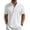 White, variant on COOFANDY Men's Short Sleeve Casual Shirt Linen Henley Shirts Summer Beach Hippie T-Shirts
