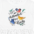 thumbnail image 4 of Inktastic I Get Distracted by Birds Girls Toddler Dress, 4 of 5