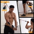 thumbnail image 4 of Eliknaz Portable Push Up Board Gym Kit 25-in-1, Foldable Push Up Station & Exercise Board Workout Set with 18 Accessories, Resistance Bands & Handles, Ankle Straps for Men, Women & Teens, 4 of 9