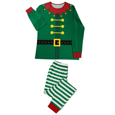 

MERSARIPHY Christmas Home Parent-child Wear Long Sleeve Family Pajamas Set