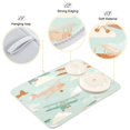 thumbnail image 4 of Dish Drying Mat Microfiber Kitchen Pad Large Counter Absorbent Dish Mats Drainer Rack 16"x18" Cute Airplanes, 4 of 7