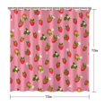thumbnail image 5 of Strawberry Plants Fruit Flower Shower Curtain 72"x72" ,Bathroom Decorative Shower Curtains Set with 12 Hooks,Modern Waterproof Washable Shower Curtain, 5 of 6