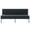 Dark Gray, variant on DEALTOPS 63" Checkered Velvet Futon, 2-in-1 Dual-Tone Convertible Sleeper Sofa with 5-Position Recline, Blue