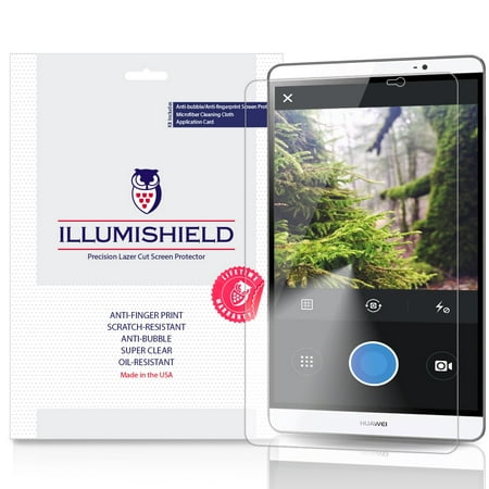 2x iLLumiShield Ultra Clear Screen Protector Cover for Huawei MediaPad M2 8.0