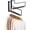 Black, variant on Laundry Hanger, Wall Mounted Clothes Hanger with Swing Arm Holder Brass Hanging Drying Rack Space Saver,Chrome