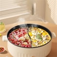 thumbnail image 7 of Double-Sided Electric Hot Pot & Multi-Function Rice Cooker - 3-Speed Heat, Non-Stick Coating with Divider & Tempered Glass Lid, Easy to Clean Cookware for Home Kitchen, 7 of 7