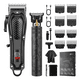 thumbnail image 3 of Máquina Para Cortar Cabello Cortadora Profesional Kit Malubero, Negro, 3 of 5