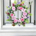 thumbnail image 2 of KRQAP Front Door Fragrant Flowers Leaves and Money Plants Outdoor Flower Garlands Flowers Porch Decoration, 2 of 5