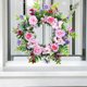thumbnail image 2 of Hogar y jardín, flores artificiales, puerta de entrada, flores fragantes, hojas y plantas de dinero, guirnaldas de flores para exteriores, decoración de porche, hojas plegables, 2 of 5