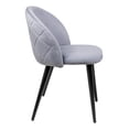 thumbnail image 2 of Set 2 Sillas Comedor Terciopelo Modernas Acolchadas, 2 of 5