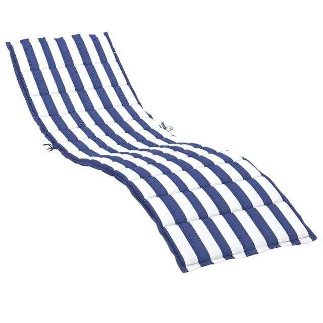 Cojín para Tumbona Casafoyer Rayas Azules y Blancas Oxford