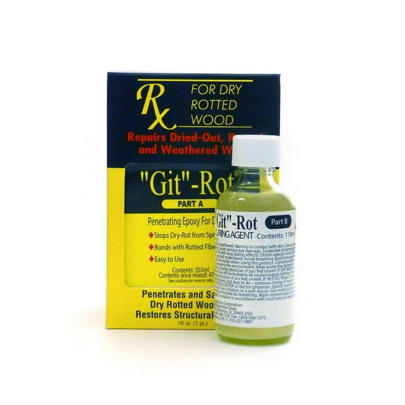 Life Industries - BoatLife Époxy 1064 Git-Rot; Bouteille de 16 Onces; pour Applications Marines