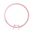 thumbnail image 2 of HILABEE Embroidery Hoop 21cm Circle Loop for DIY Projects Party Embellishment Sewing Pink, 2 of 9