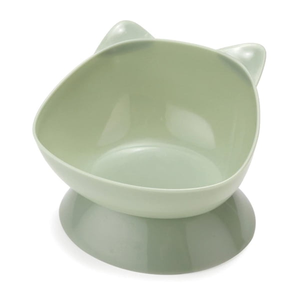 Wartleves Comedero para gatos inclinado y elevado con platos inclinados y cuello en diagonal