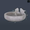thumbnail image 4 of Urban Trends Collection 10" Cement Round Bird Bath, 4 of 5