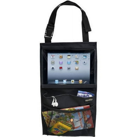 High Road Car Seatback Tablet Holder with Storage Pockets