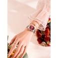 thumbnail image 4 of SIBOTTE Women Calendar Week Vintage Japanese Automatic Self-Winding Mechanical Movement 8205 Sapphire Crystal Wrist Watch Stainless Steel Luminous Diamond Clock, 4 of 6