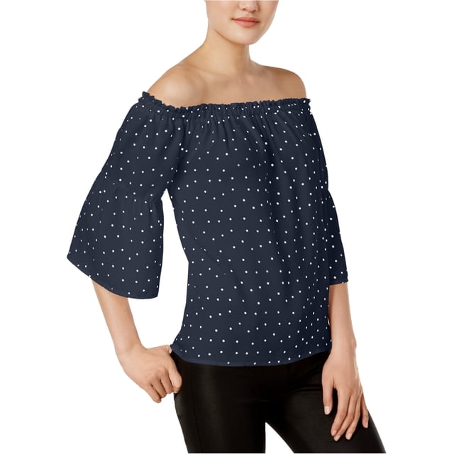 Blusa Kensie Polka In The Dots Pullover para Mujer Azul X-Large