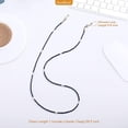 thumbnail image 3 of Collier Chaîne pour Lunettes humlbird avec Perles et Pierres d'Obsidienne pour Femmes, 3 of 6
