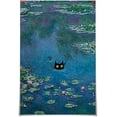 thumbnail image 2 of Lienzo vintage de Monet para pared, famosas pinturas al óleo, Monets, lirios de agua, póster de gato negro, estampado floral de gato divertido, galería abstracta de granja, decoración estética de la h, 2 of 4