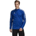 thumbnail image 3 of Adidas Men's Tiro 21 Track Jacket, Royal/White, Large, 3 of 6