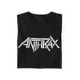 thumbnail image 2 of Anthrax - Classic White Logo Unisex T-Shirt - Black - Small, 2 of 5