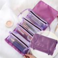 thumbnail image 5 of Detachable 4 In 1 Cosmetic Bag Multifunctional Travel Organizer Portable Folding Toiletry Storage for Makeup Brushes Accessories, 5 of 8