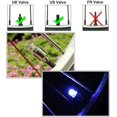 thumbnail image 2 of 12 Pack LED Vélo Roue Lumière Pneu Pneu Valve Couverture Néon Lumière pour Voiture Moto Vélo (Bleu Rouge Couleur) Kuyhfg Sin marca, 2 of 4