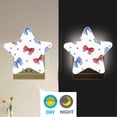 thumbnail image 4 of Star Night Light Auto On/Off Plug-in Wall Light with Light Sensor Warm White LED for Home Party Hand-drawn Bows, 4 of 6