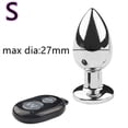 thumbnail image 1 of Vibrador Anal de Metal con Control remoto inalámbrico para mujeres y hombres, juguetes sexuales para masturbación, tapón Anal, 10 modos, 1 of 4