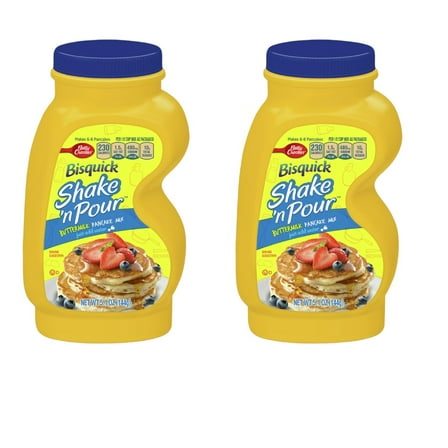 ( 2 Pack ) Bisquick Shake 'n Pour, Buttermilk Pancake Mix, 5.1 oz