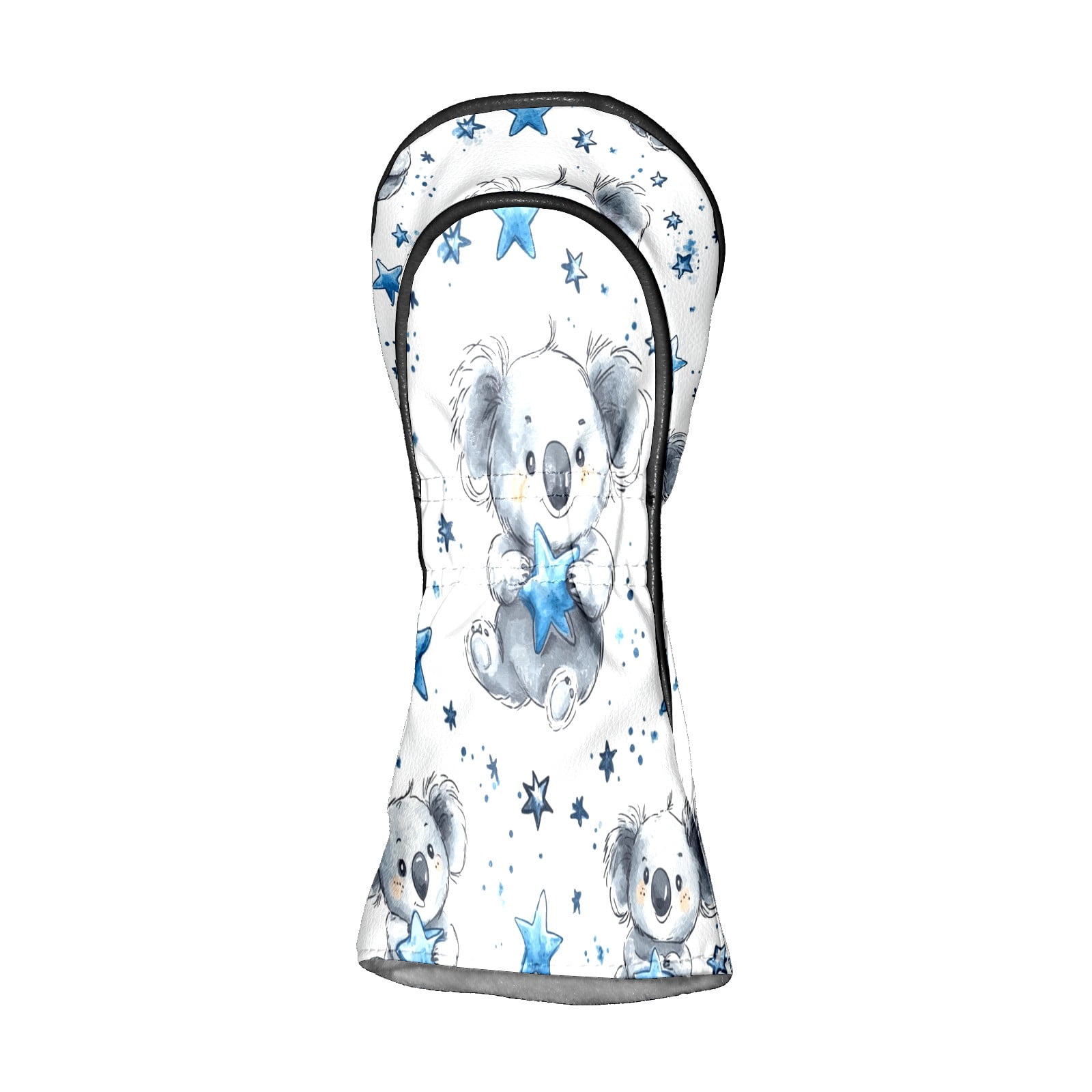 Golf Club Covers PU Leather Waterproof Head Covers for Fairway Woods Hybrids Star Koala