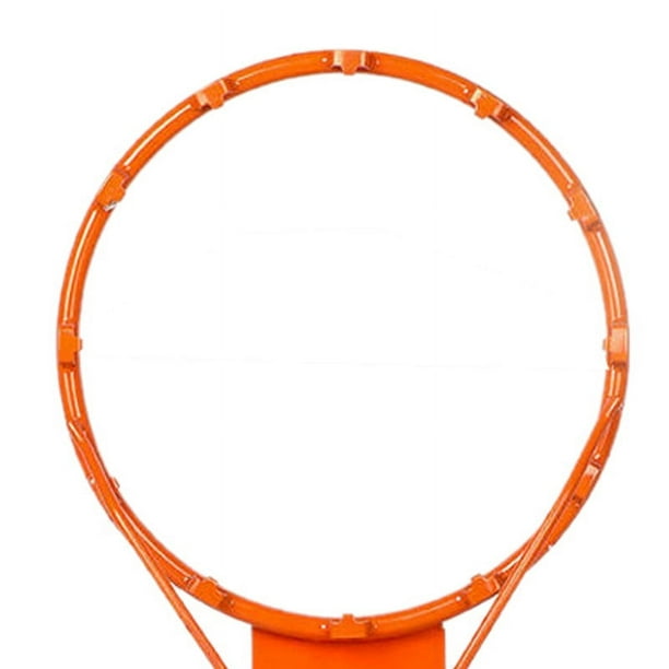 Aro de baloncesto montado en la pared, aro de baloncesto, portería de acero naranja para deportes de interior y exterior para niños