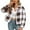 Khaki, variant on Amzcrzy Fleece Jacket Women Women's Fall and Winter Straight Cardigan Button Pocket Coat Womens Fleece Jacket Winter Jackets for Women Jackets for Women Womens Long Sleeve Tops