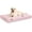 Pink, variant on Orthopedic XL Dog Beds Large Sized Dog Waterproof Bed with Removable Washable Cover and Non-Slip Bottom, Quilting Pet Mattress for Crate, 41x27 Inch, Light Gray