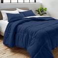 thumbnail image 3 of Bare Home Ultra-Soft 1800 Collection Down Alternative Comforter Duvet Insert - King/Cal King, Dark Blue, 3 of 9